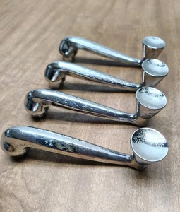 1950s CHRYSLER DESOTO CHROME WINDOW CRANK DOOR HANDLES #3081 OEM - Picture 1 of 9