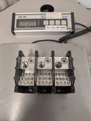 Edison Open Terminal Block, 570A, 3-pole, 600V - PB5123 - Image 1 of 3