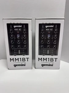 2 QTY Gemini Sound MM1BT Bluetooth Professional Audio 2-Channel Dual Mic - Picture 1 of 7