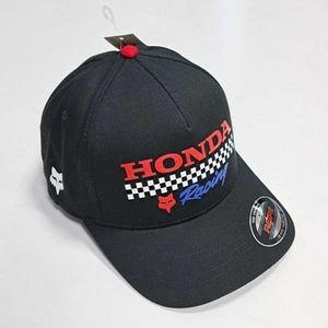 Fox Racing Men's Hat - HONDA Flexfit (Black) - Picture 1 of 11