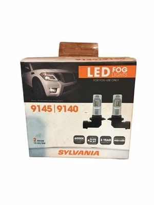 New Sealed Sylvania LED Fog Lights 9145/9140 2 Bulb Pack - Image 1 of 4