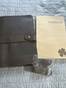Le Vent Refillable Genuine Leather Journal, Writing Notebook, 2 Bound Notebooks - Picture 1 of 11