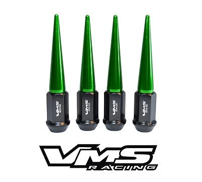 20 tuercas de acero True Spike 112 mm 1/2" con clavos verdes para Dodge Jeep Plymouth Foto 1 de 4
