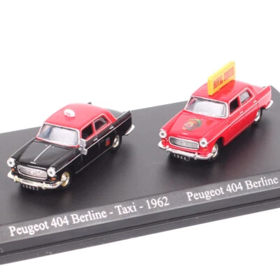 1/87 Universal Hobbies Peugeot 404 Berline Taxi Car Circus 1962 Diecast Model - Image 1 of 4