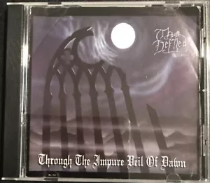 Thus Defiled – Through The Impure Veil Of Dawn CD 1995 Dark Trinity Productions - Picture 1 of 3