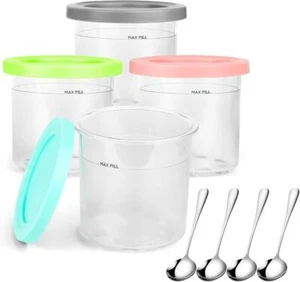 4 Stück Behälter für Ninja CREAMi Ice Cream Maker Eismaschine NC300EU NC300 - Bild 1 von 17