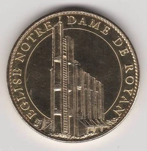 A 2010 TOKEN MEDAILLE ARTHUS BERTRAND -- 17 200 EGLISE NOTRE-DAME DE ROYAN - Picture 1 of 2