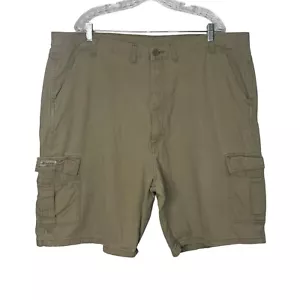 Wrangler Mens Cargo Shorts Beige Tan Size 44 - Picture 1 of 9