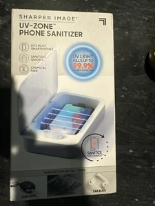 Sharper Image UV-Zone Phone Sanitizer Kills 99.9% Of Germs New In Box - Picture 1 of 1