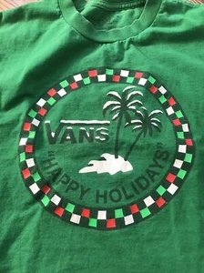 Vans Van Doren Happy Holidays T-Shirt Herren M grün - Bild 1 von 7