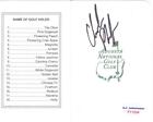 CHANDLER PHILLIPS Signed Augusta National Scorecard ALA F11534