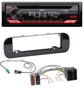 JVC CD DAB USB Bluetooth MP3 Autoradio für Fiat Panda (ab 2012) - glänzend - Bild 1 von 8