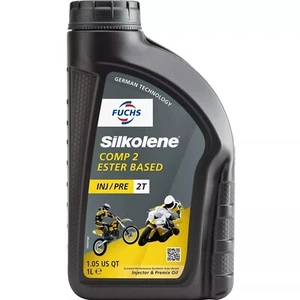 Aceite de 2 tiempos Fuchs Silkolene Comp 2 - inyector a base de éster de 1 L y aceite de premezcla - Imagen 1 de 1