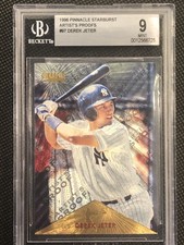 1996 Derek Jeter Pinnacle Starburst Artist's Proofs #97 BGS 9