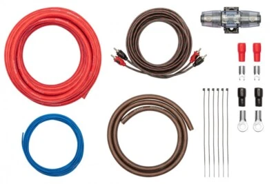 Kabelkit V20  20mm ² Power Kabel Set für Verstärker Anschluss-Kit komplett Cinch - Bild 1 von 4