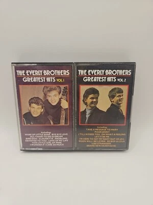THE EVERLY BROTHERS - GREATEST HITS VOL 1 & 2 CASSETTE TAPE SET - Image 1 of 4
