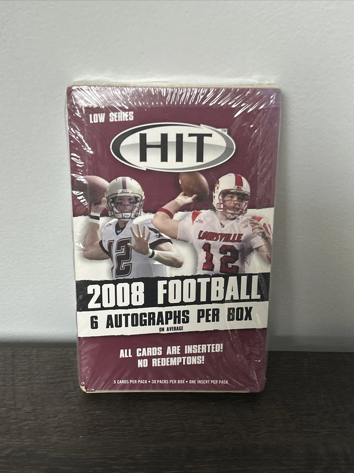 2008 SAGE HIT Football Hobby Box 6 Autographs Per Box Avg Low Series - Image 1 of 2