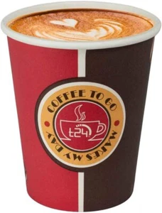 Kaffeebecher 300ml 1000 Stück/ Kaffeebecher to go/Coffee to go becher/Pappbecher - Bild 1 von 2