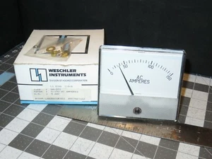 Medidor eléctrico Weschler GA372 0-150 amperios nuevo - Imagen 1 de 5