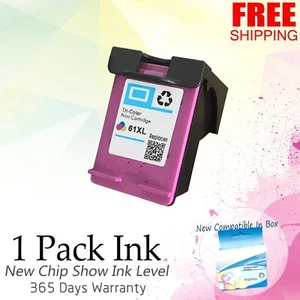 1 PK 61XL Color Ink Cartridge CH564WN for HP ENVY 4500 5530 DeskJet 1000 1050 - Picture 1 of 7