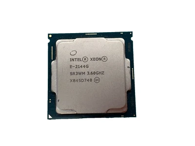 Intel Xeon E-2144G 3.60GHz CPU Processor LGA1151 8MB Quad Core SR3WM - Image 1 of 4