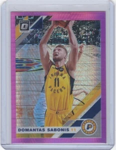 2019-20 Donruss Optic DOMANTAS SABONIS #138  PACERS PINK HYPER PRIZM - Picture 1 of 2