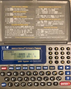 Seiko Electronic Thesaurus & Dictionary & Spell Checker & Organiser - Bild 1 von 2