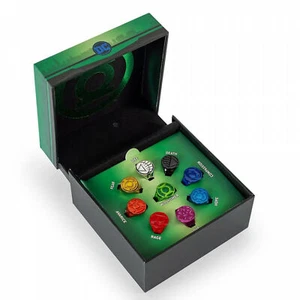 Juego de anillos de poder de colores de todos los cuerpos de linternas verdes de DC Comics multicolor - Imagen 1 de 5