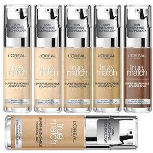 L'Oreal Paris True Match Liquid Foundation 30ml -CHOOSE YOUR SHADE - Picture 1 of 34