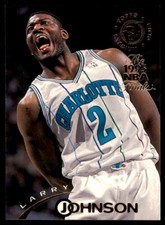 1994-95 Topps Finest Larry Johnson Charlotte Hornets #336