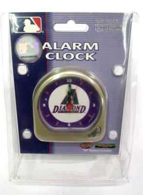 New in original package MLB Arizona Diamondbacks Mini Alarm Clock - Image 1 of 3
