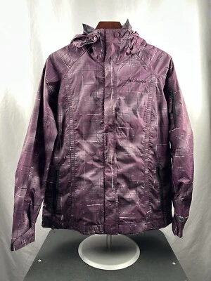 Columbia Women’s Bugaboo Jacket Purple Hooded Water Resistant Size Medium - Image 1 of 4