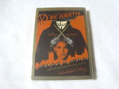 V FOR VENDETTA SteelBook + limited graphic novel book Natalie Portman DVD  - Image 1 of 4