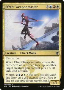 EFREET WEAPONMASTER X 4 N/M- KHANS OF TARKIR MAGIC THE GATHERING - Picture 1 of 1