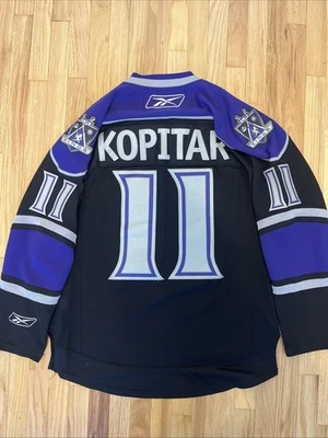 Camiseta Reebok Los Angeles Kings Anze Kopitar #11 pequeña 2011 cosida Foto 1 de 4