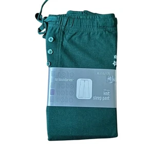 No Boundaries XL 15/17 grün Knoten Schlafhose Pyjama Lounge Komfort 1X NEU - Bild 1 von 3