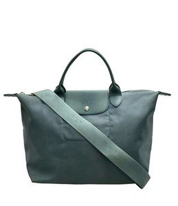 Auténtico Longchamp Le Pliage Neo 2WAY Bolso de Mano Bandolera de Hombro Mujeres Usado - Imagen 1 de 8