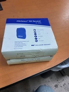 Lot of 2Williams Sound PPA Select R37 Receiver w/ Belt Clip - Picture 1 of 1