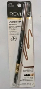 Revlon ColorStay Augenbrauenstift, weiches Braun & Mischpinsel 0,012 Oz. NEU - Bild 1 von 7