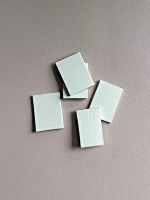 Bloc de notas de acuarela accesorios de colección de casa de muñecas miniatura escala 1:6 Foto 1 de 4