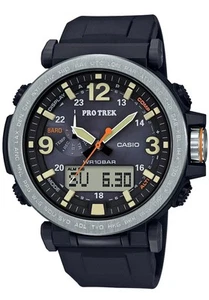 Casio PRO TREK 52mm Resina/Acero Inoxidable Estuche con Correa Silicona Negra Para Hombre... - Imagen 1 de 4