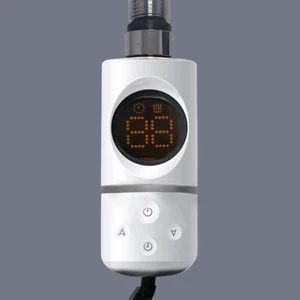 White Thermostatic AF Model Electric Heating Elements Features a Child-Lock - Picture 1 of 4