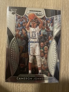 2019-20 Panini Prizm Draft Picks Base #13 Cameron Johnson Rookie RC UNC