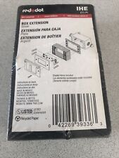 Red Dot IHE ET1-PL Box Extension New QTY of 3 each