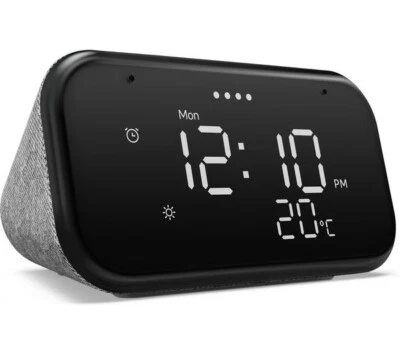LENOVO® Smart Clock Essential with Google Assistant: Hemp Grey - NEW SEALED* - Image 1 of 4