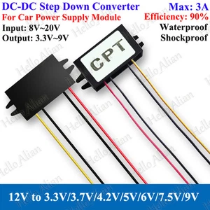 DC 12V to 5V 3A 15W Buck Converter Step Down Car Power Supply Voltage Regulator - Picture 1 of 14