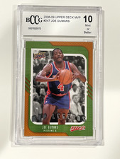 2008-09 Upper Deck UD MVP Joe Dumars #247 BCCG 10 Pistons Mint Or Better