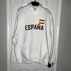 España Spanien Landflagge Stolz spanischer Fußball Fußball Hoodie Pullover weiß