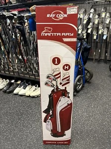 Manta Ray Cook Golf 8 Piece Junior Set with Bag, Ages 9-12 Righhand, Dark Maroon - Picture 1 of 2