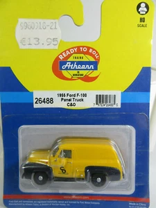 Athearn 1:87 1955 Ford F100 Panel Van Chesapeake Ohio USA Finished Model - Picture 1 of 3